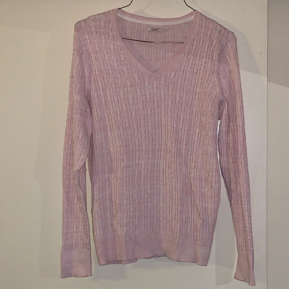 Pink SONOMA LIFESTYLE sweater. Size: XL